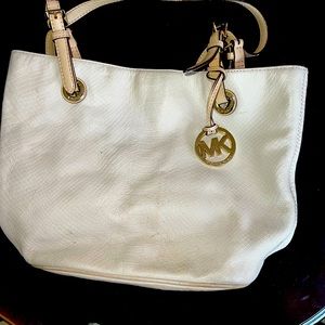 Michael Kors Cream Colored Satchel